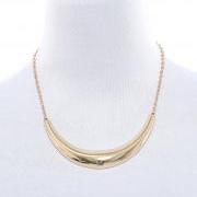 Gold statement necklace, gold bib necklace, gold wedding necklace