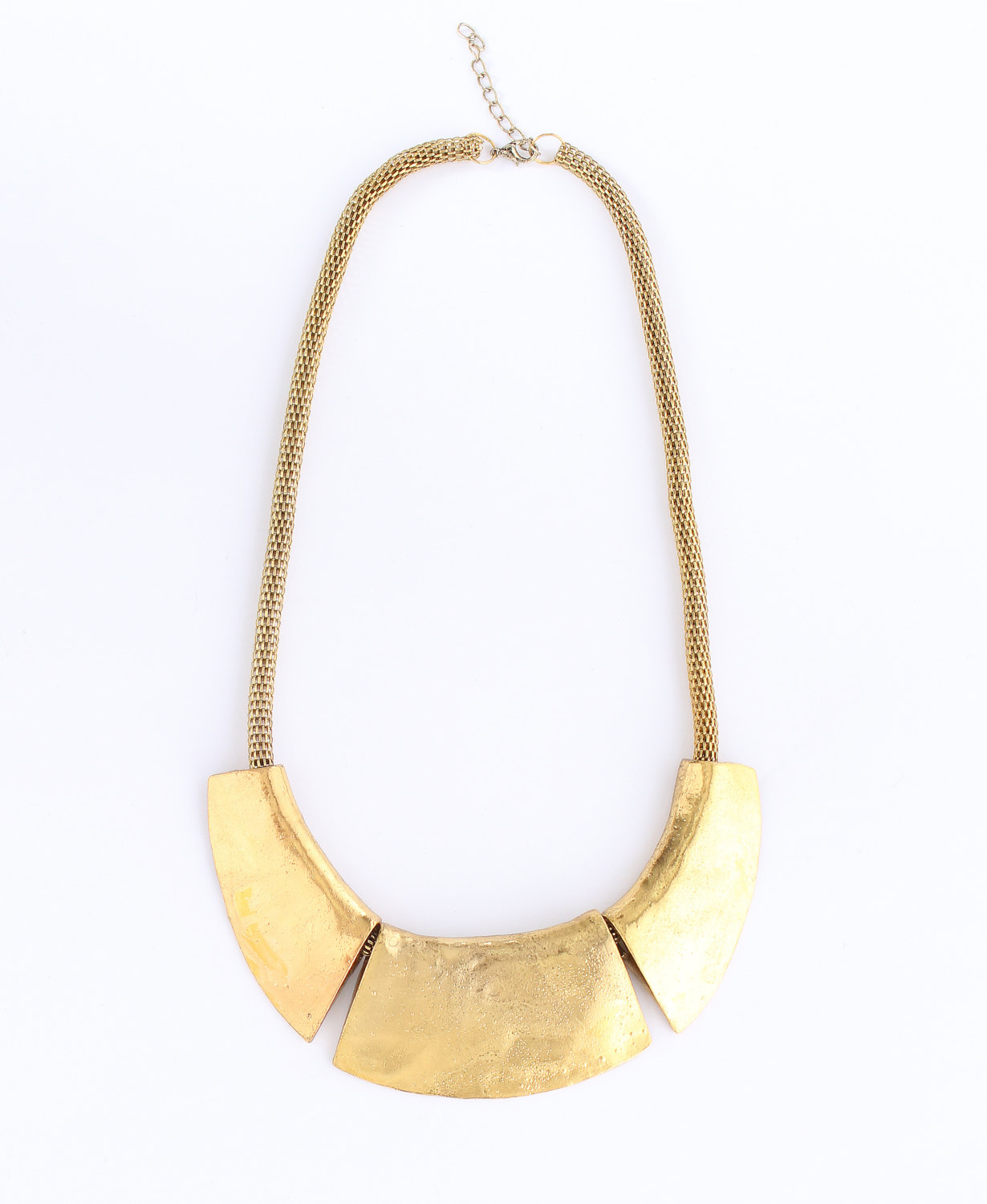 Chunky Gold Statement Necklace, Chunky Gold Bib Necklace